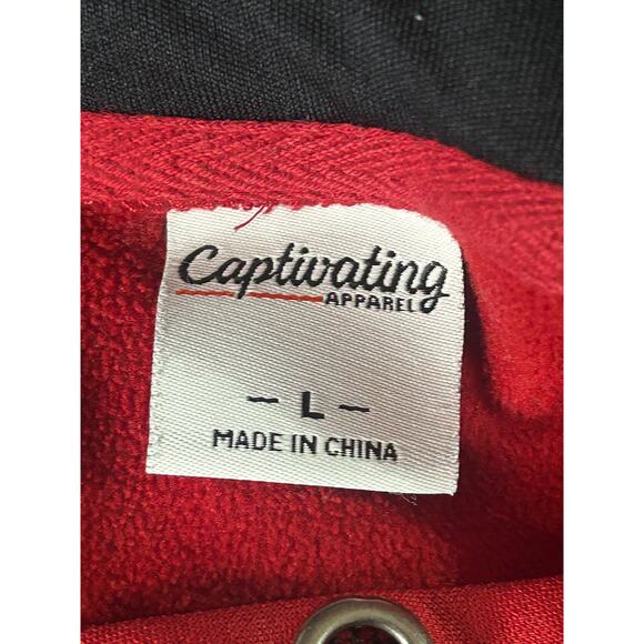 Captivating Apparel Oklahoma Sooners OU Pullover Hoodie size men's large - Picture 5 of 5